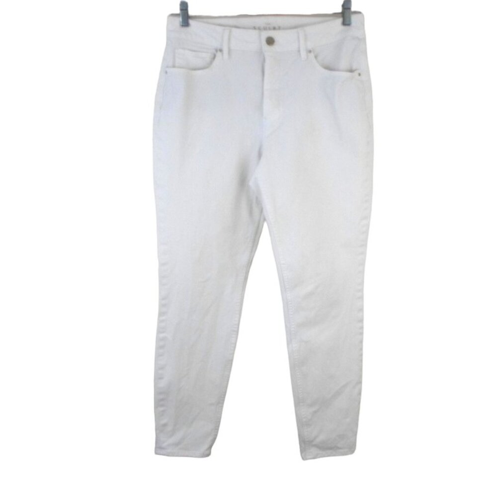 WHBM White Sculpt Skinny Ankle High Rise Jeans